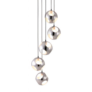 Meteor Shower Ceiling Lamp - Chrome