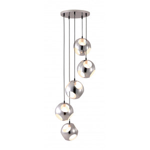 Meteor Shower Ceiling Lamp - Chrome