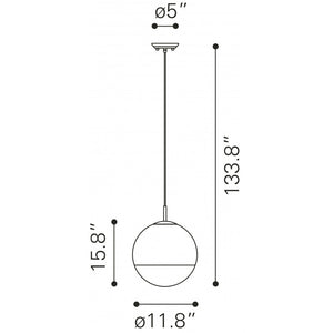 Kinetic Ceiling Lamp - Chrome