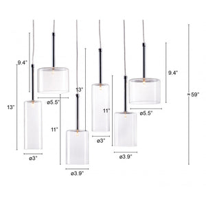 Hale Ceiling Lamp - Clear