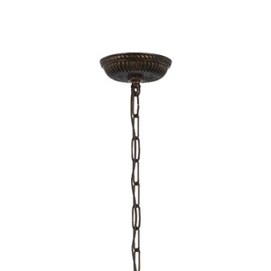Ashton 9 Light Hand Cut Crystal English Bronze Chandelier