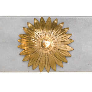 Broche 3 Light Antique Gold & Antique Silver Bathroom Vanity