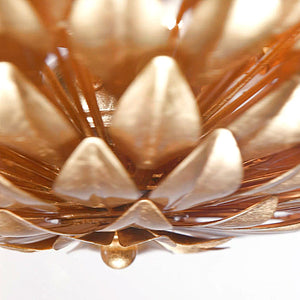 Broche 4 Light Antique Gold Ceiling Mount