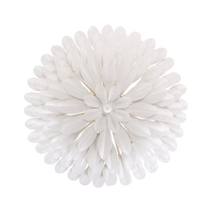 Broche 4 Light Matte White Ceiling Mount