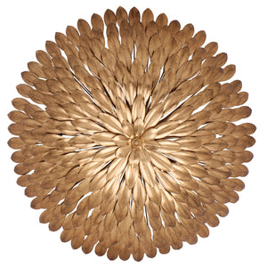 Broche 6 Light Antique Gold Ceiling Mount