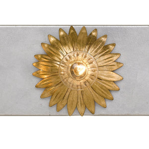Broche 5 Light Antique Gold & Antique Silver Bathroom Vanity
