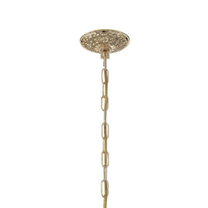 Traditional Crystal 5 Light Crystal Polished Chrome Chandelier