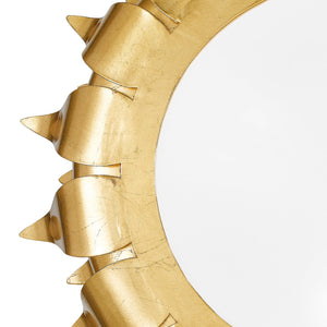 Broche 3 Light Antique Gold Flush Mount Ceiling Lamp