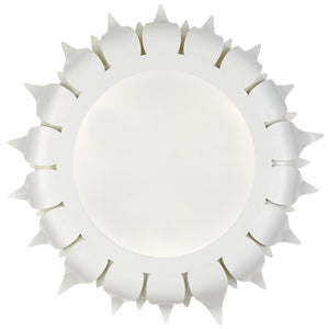 Broche 3 Light Matte White Flush Mount Ceiling Lamp