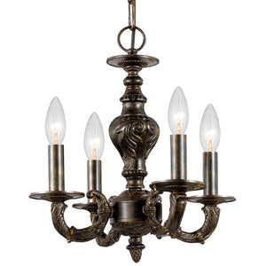 Paris Market 4 Light Bronze Mini Chandelier