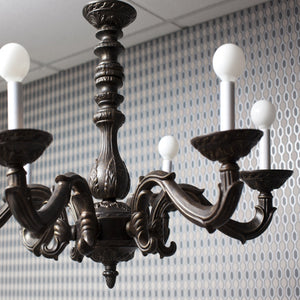 Paris Market 6 Light Bronze Chandelier