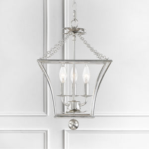 Broche 3 Light Antique Silver Lantern