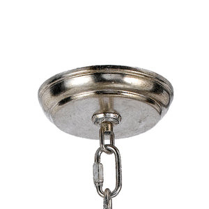 Palla 1 Light Antique Silver Mini Chandelier