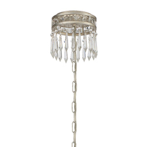 Mercer 10 Light Hand Cut Crystal English Bronze Chandelier