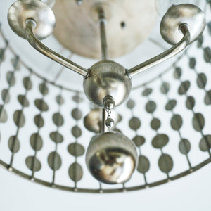 Layla 3 Light Antique Silver Ceiling Mount