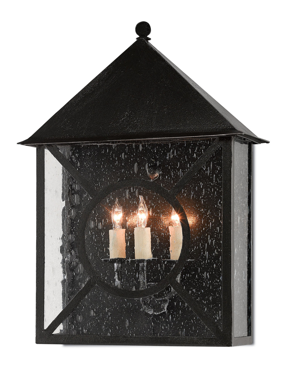 Currey and Company Ripley Large, Medium, Small Outdoor Wall Sconce