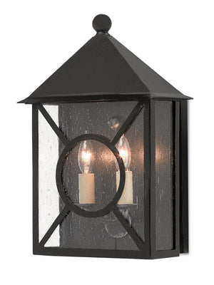 Currey and Company Ripley Large, Medium, Small Outdoor Wall Sconce