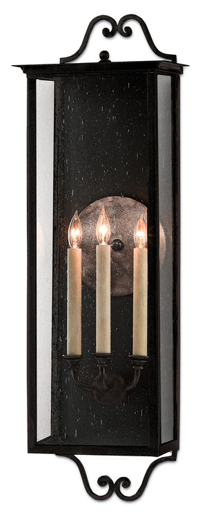 Currey and Company Giatti Large, Medium, Small Outdoor Wall Sconce