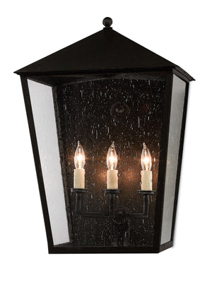 Currey and Company Bening Large, Medium, Small Outdoor Wall Sconce