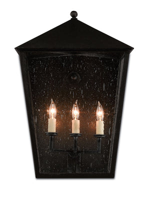 Currey and Company Bening Large, Medium, Small Outdoor Wall Sconce