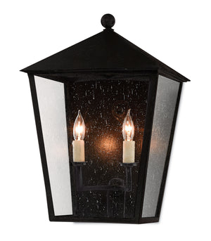 Currey and Company Bening Large, Medium, Small Outdoor Wall Sconce