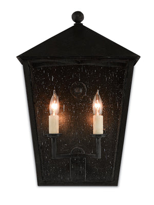 Currey and Company Bening Large, Medium, Small Outdoor Wall Sconce