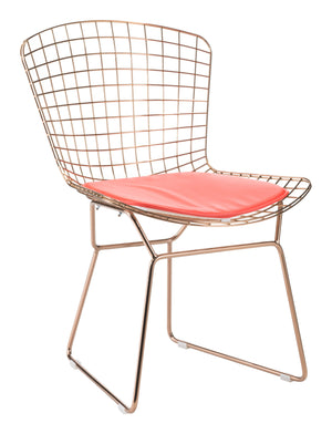 Wire Mesh Cushion- Red