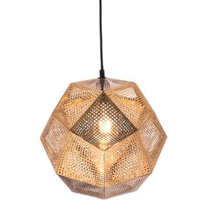 Geodestic Pendant Light - Gold