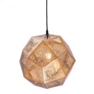 Geodestic Pendant Light - Gold