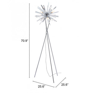 Savoy Floor Lamp Chrome - Chrome