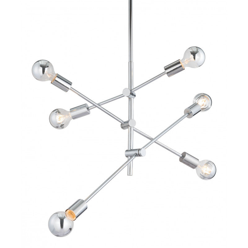 Brixton Ceiling Lamp Chrome - Chrome