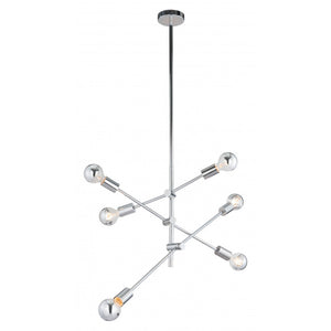 Brixton Ceiling Lamp Chrome - Chrome
