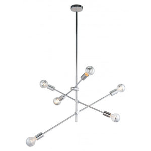 Brixton Ceiling Lamp Chrome - Chrome