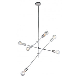 Brixton Ceiling Lamp Chrome - Chrome