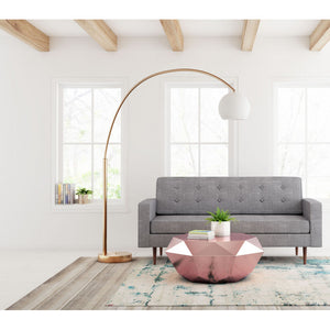 Griffith Floor Lamp Brushed Brass - Brushed Brass