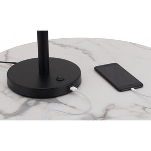 Tanner Table Lamp Matte Black & Brass - Matte Black & Brass
