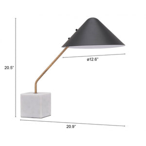 Pike Table Lamp Black - Black