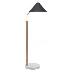 Pike Floor Lamp Black - Black