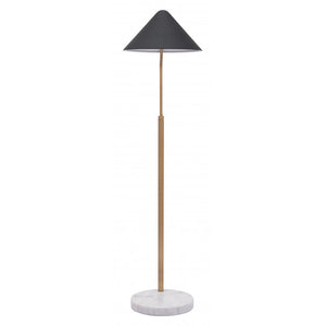 Pike Floor Lamp Black - Black