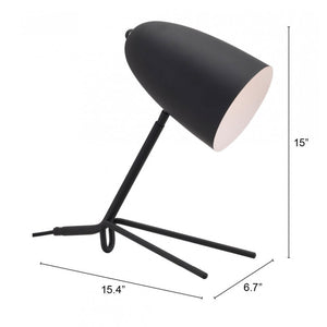 Jamison Table Lamp Matte Black - Matte Black