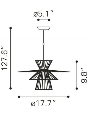 Azzi Ceiling Lamp Gold