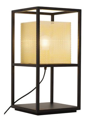 Yves Table Lamp Gold & Black