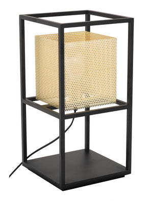 Yves Table Lamp Gold & Black