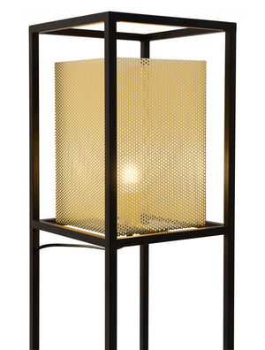 Yves Floor Lamp Gold & Black