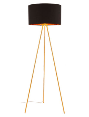 Mariel Floor Lamp Black & Gold