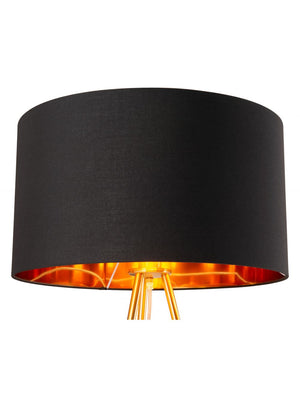 Mariel Floor Lamp Black & Gold