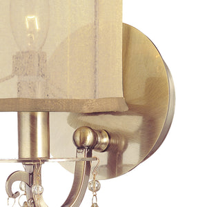 Hampton 1 Light Chrome Sconce
