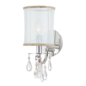 Hampton 1 Light Chrome Sconce