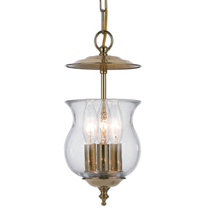 Ascott 3 Light Polished Brass Lantern