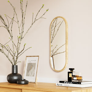 Oval Gold Mirror Gold